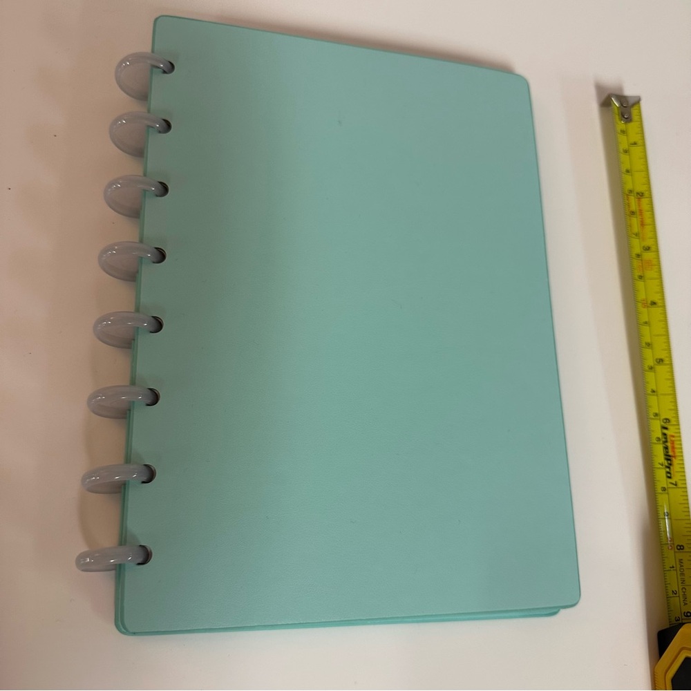 Tul system notebook mint green with Gray Rings
